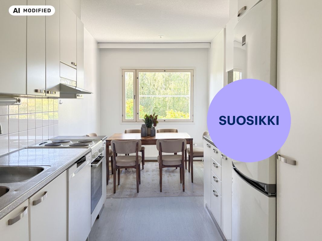 Sisustettu tekoälyn avulla - Kolmio, Kuopio, Petonen