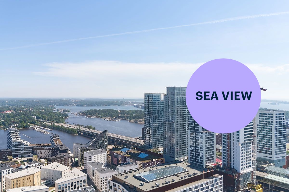 3 bedrooms, Helsinki, Kalasatama