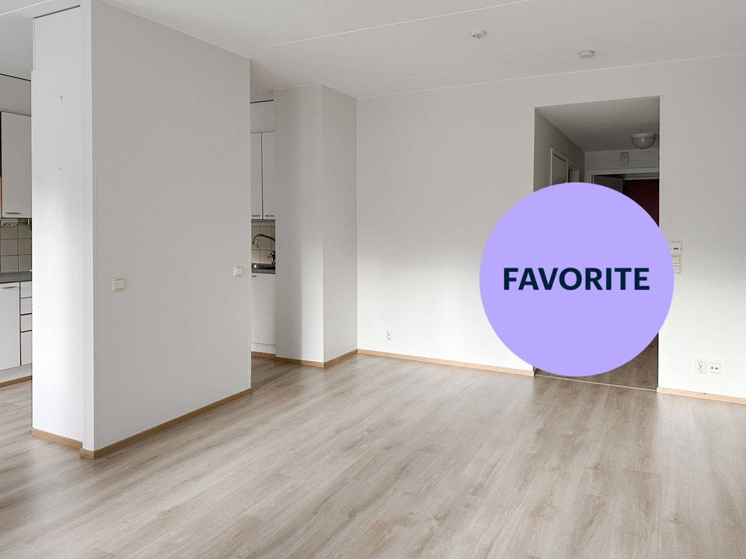 1-bedroom apartment, Oulu, Hiironen