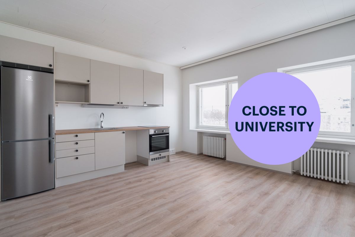 1 bedroom, Turku, Keskusta