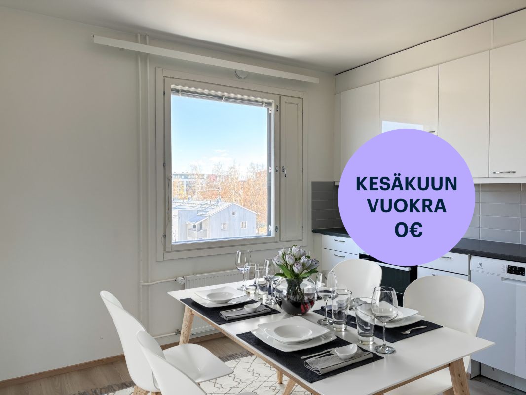 Virtuaalsisustettu - Kaksio, Oulu, Heinäpää