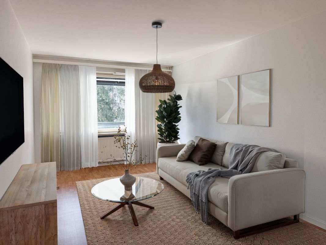 Kuva virtuaalisisustettu - 1-bedroom apartment, Helsinki, Haaga