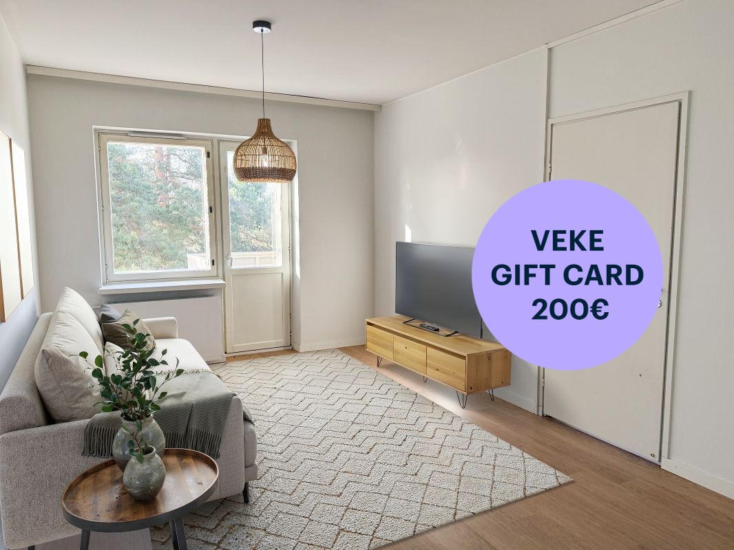Virtuaalisisustettu - 1-bedroom apartment, Helsinki, Pajamäki