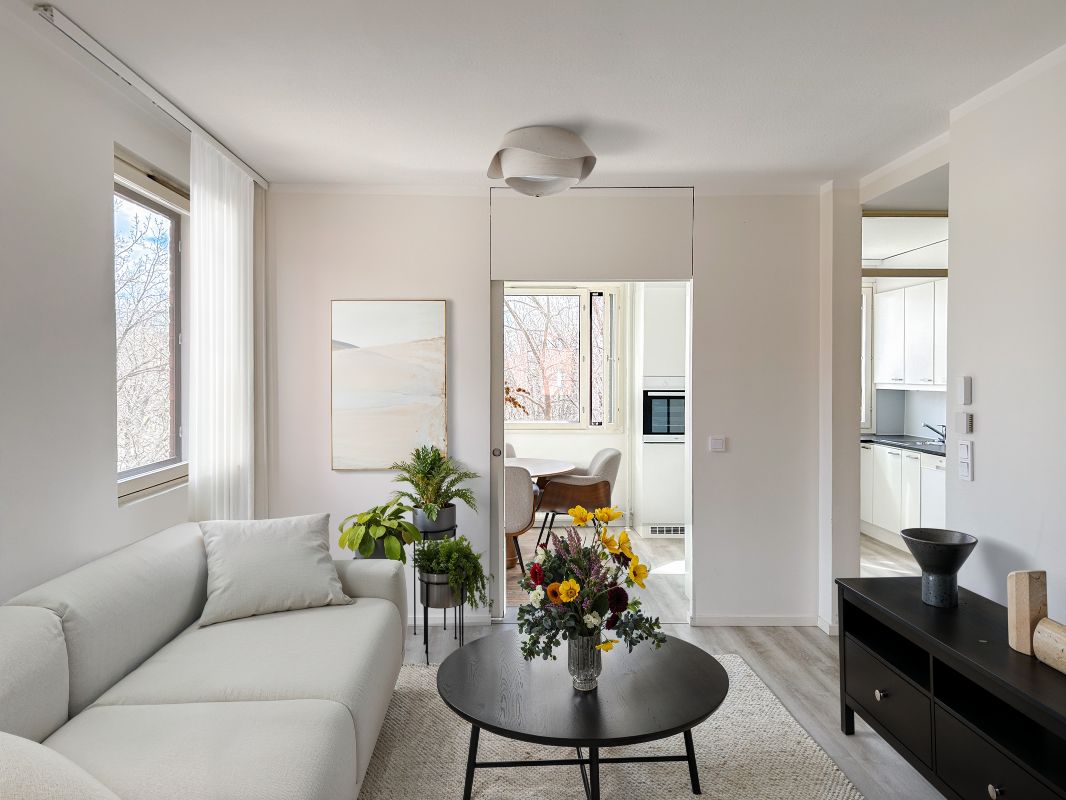 Kuva virtuaalisisustettu. - 1-bedroom apartment, Vantaa, Tikkurila
