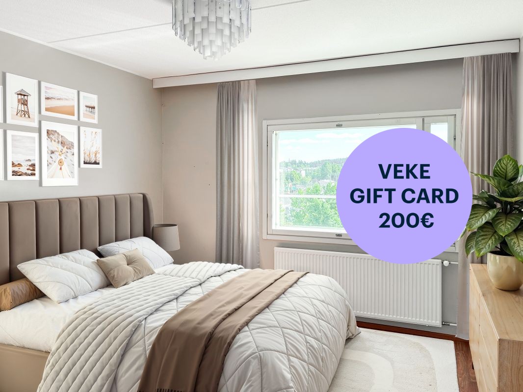 Kuva on virtuaalisesti sisustettu. - 1-bedroom apartment, Espoo, Espoon keskus