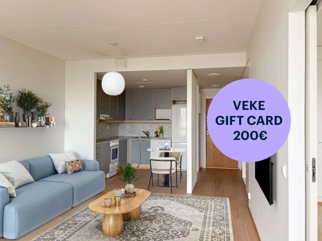 Kuva on virtuaalisesti sisustettu - 1-bedroom apartment, Helsinki, Hermanni