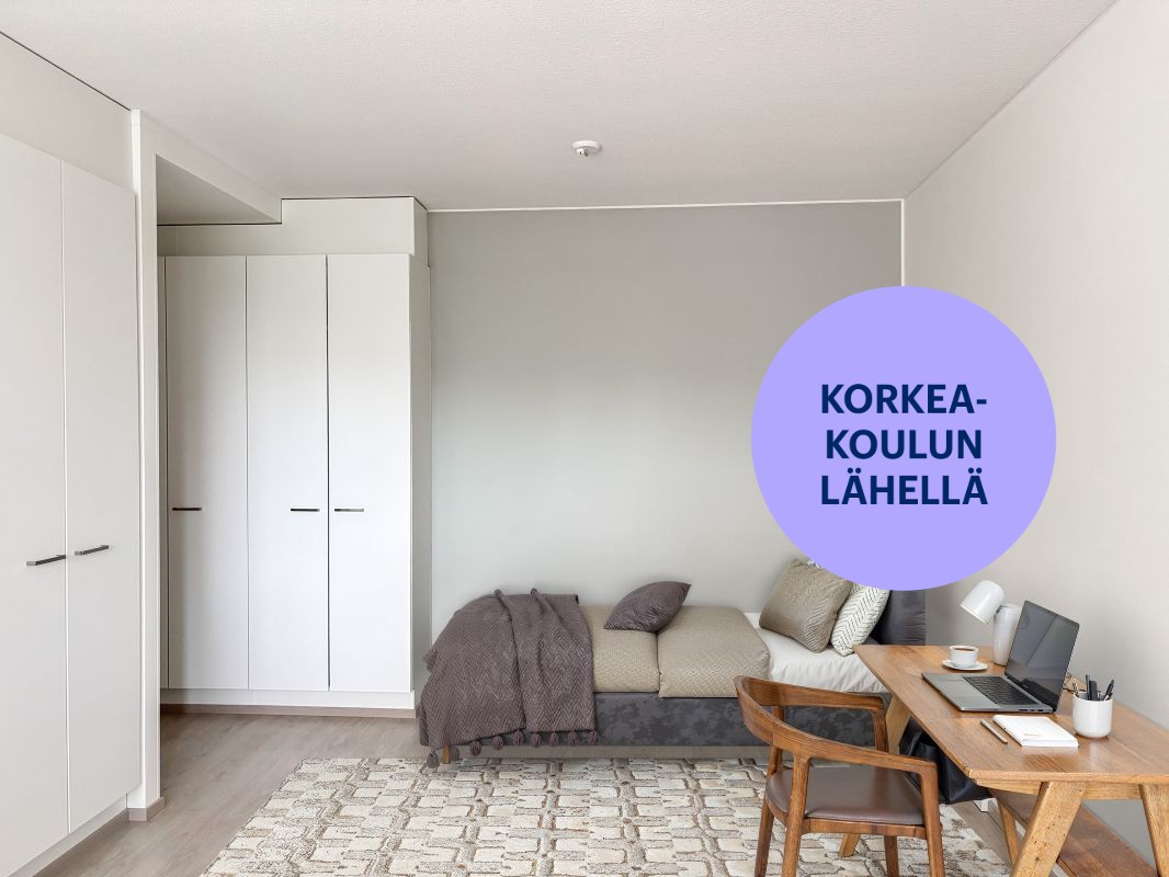 Virtuaalisisustettu - Yksiö, Tampere, Amuri