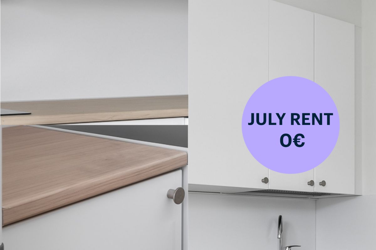 Esimerkki keittiön materiaaleista. - 2 bedrooms, Vantaa, Tikkurila