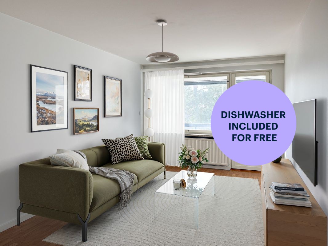 Virtuaalikalustettu - 1-bedroom apartment, Helsinki, Haaga