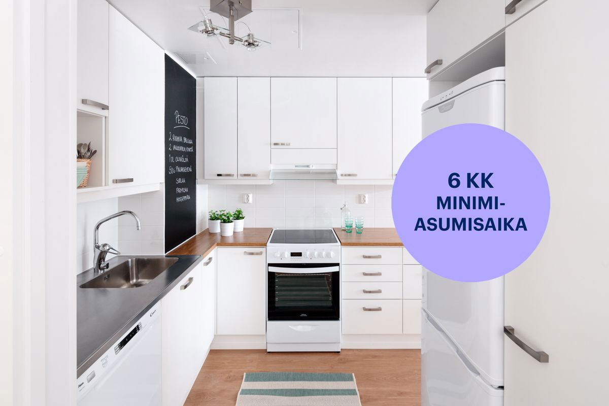 Virtuaalistailattu kuva. - 2 bedrooms, Vantaa, Tikkurila