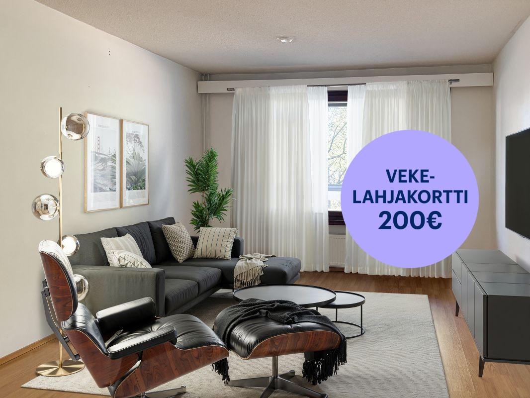 Virtuaalisisustettu - Kaksio, Oulu, Koskela