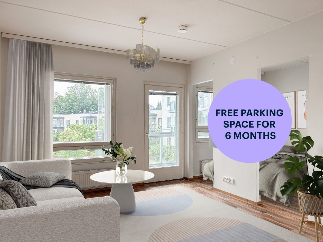Virtuaalikalustettu - 1-bedroom apartment, Espoo, Leppävaara
