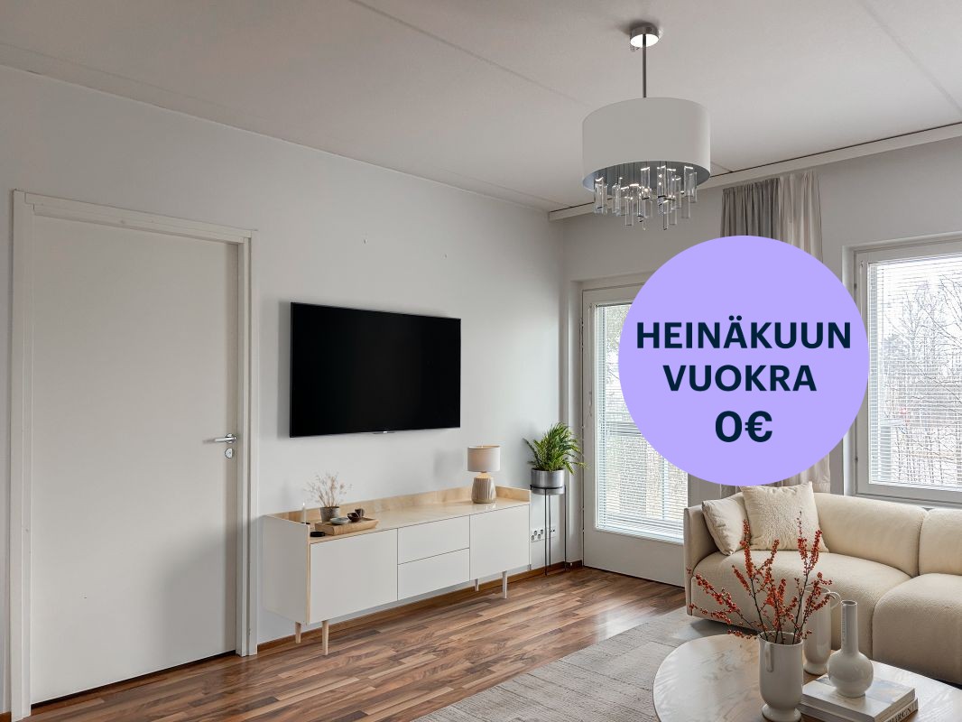 Kuva on virtuaalisesti sisustettu. - Neliö, Espoo, Leppävaara