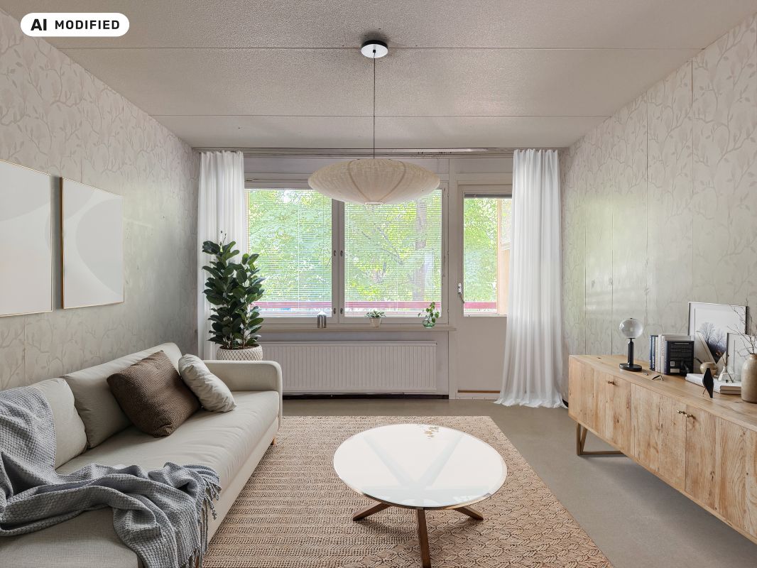 Kuva on sisustettu tekoälyn avulla. - Kolmio, Kerava, Keskusta