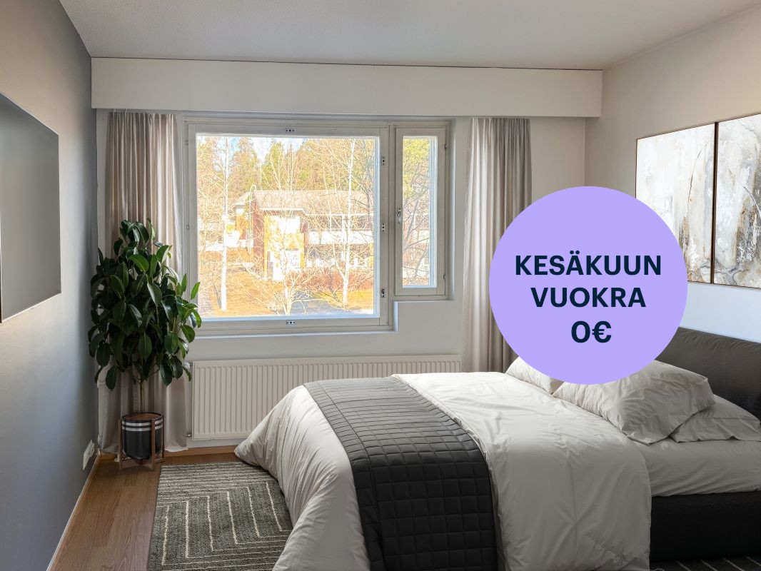 Kuva on virtuaalisesti sisustettu. - Kolmio, Turku, Halinen