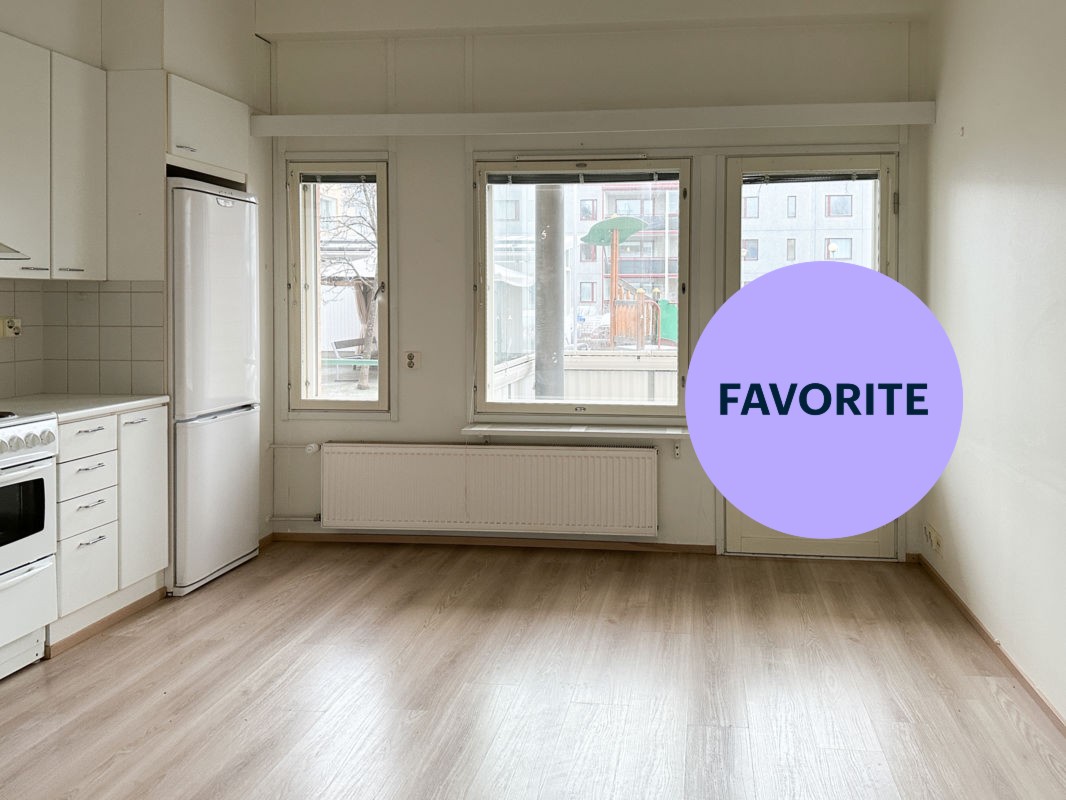 1-bedroom apartment, Oulu, Heinäpää