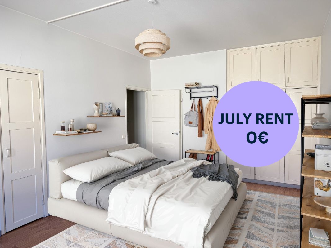 Kuva on virtuaalisesti sisustettu - 1-bedroom apartment, Helsinki, Kallio