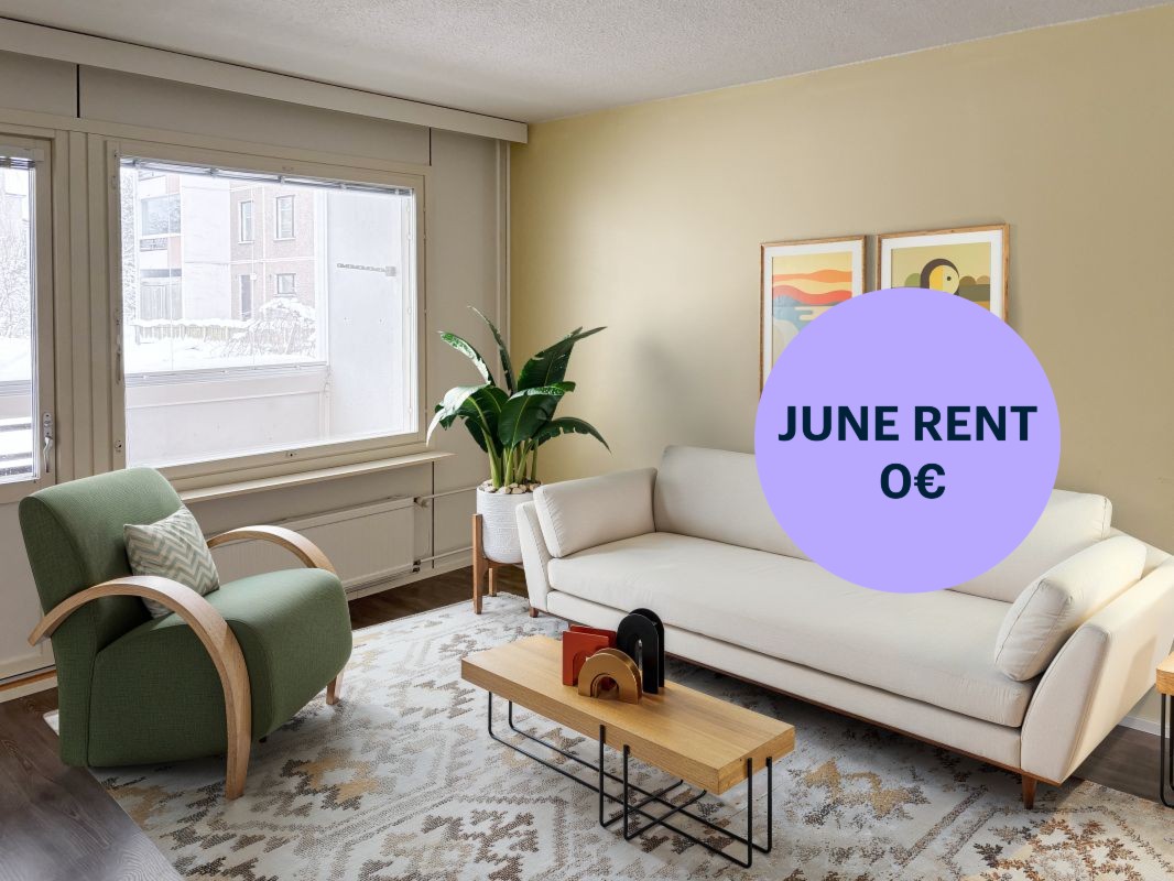 Virtuaalisisustettu - 2 bedrooms, Jyväskylä, Kangaslampi