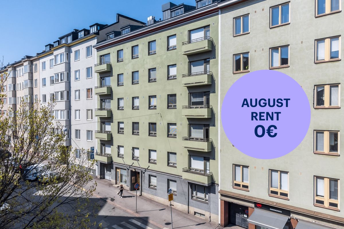 1-bedroom apartment, Helsinki, Taka-Töölö
