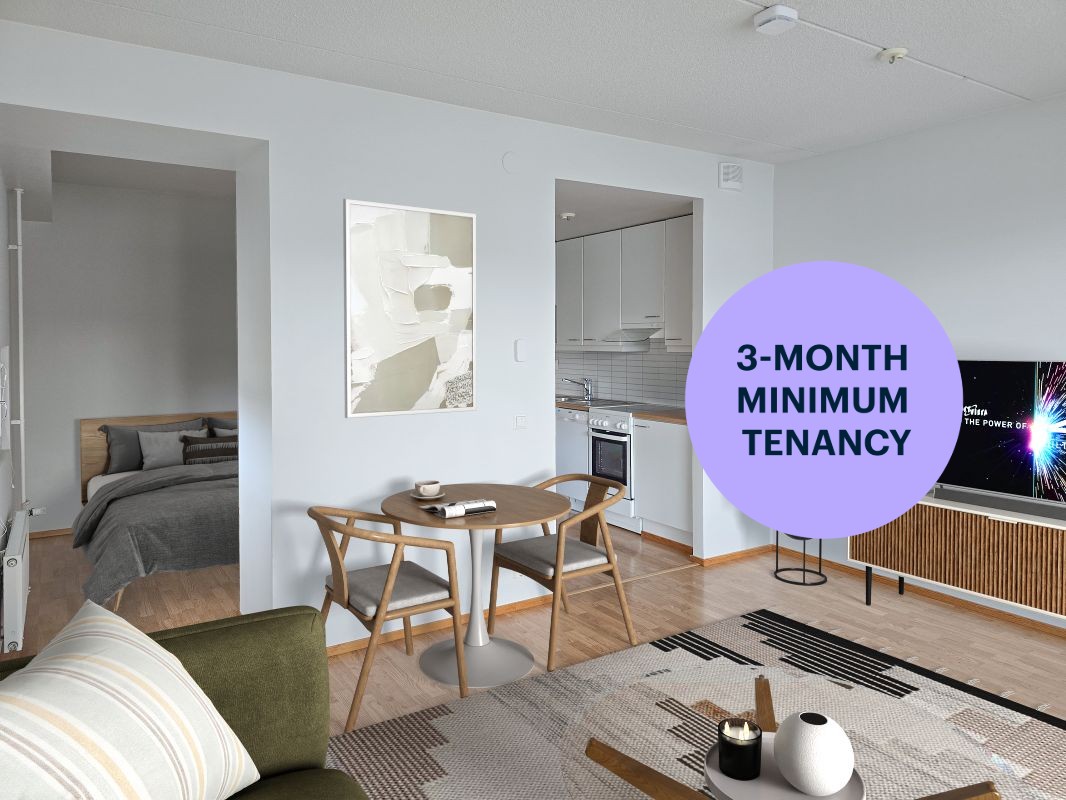 Virtuaalikalustettu - 1-bedroom apartment, Järvenpää, Pajala
