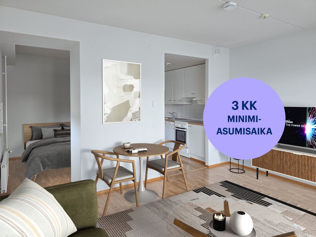 Virtuaalikalustettu - Kaksio, Järvenpää, Pajala