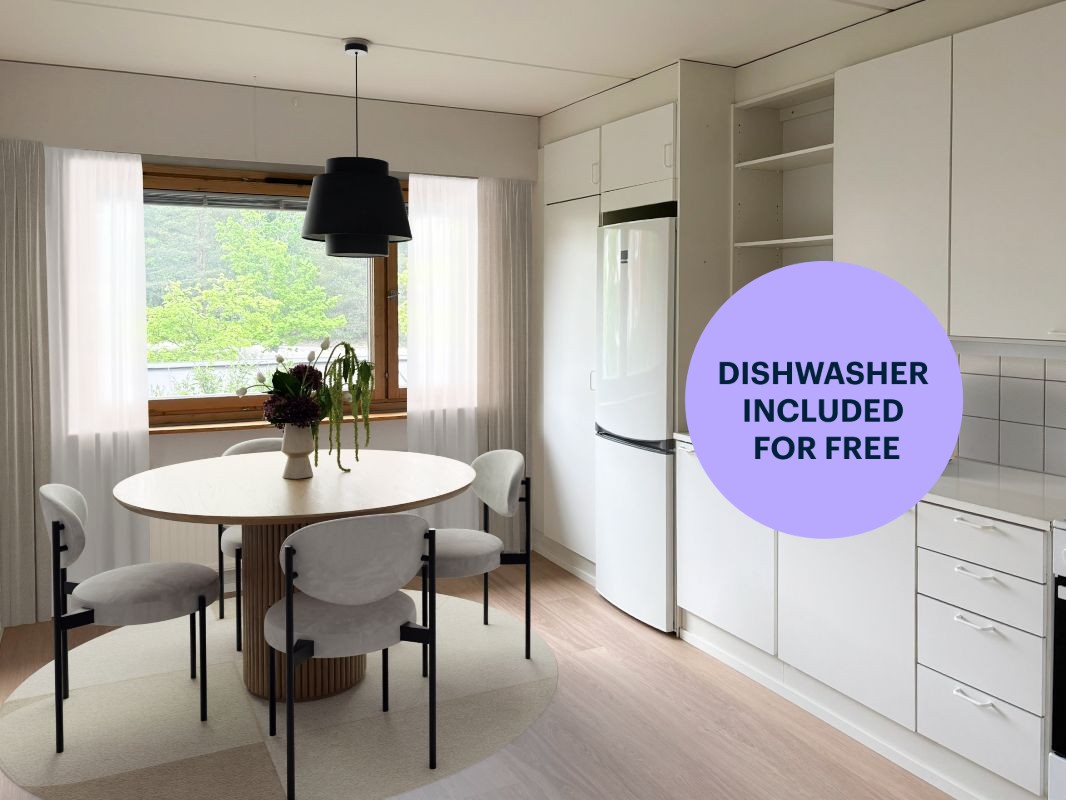 Kuva virtuaalisisustettu - 1-bedroom apartment, Lappeenranta, Sammonlahti
