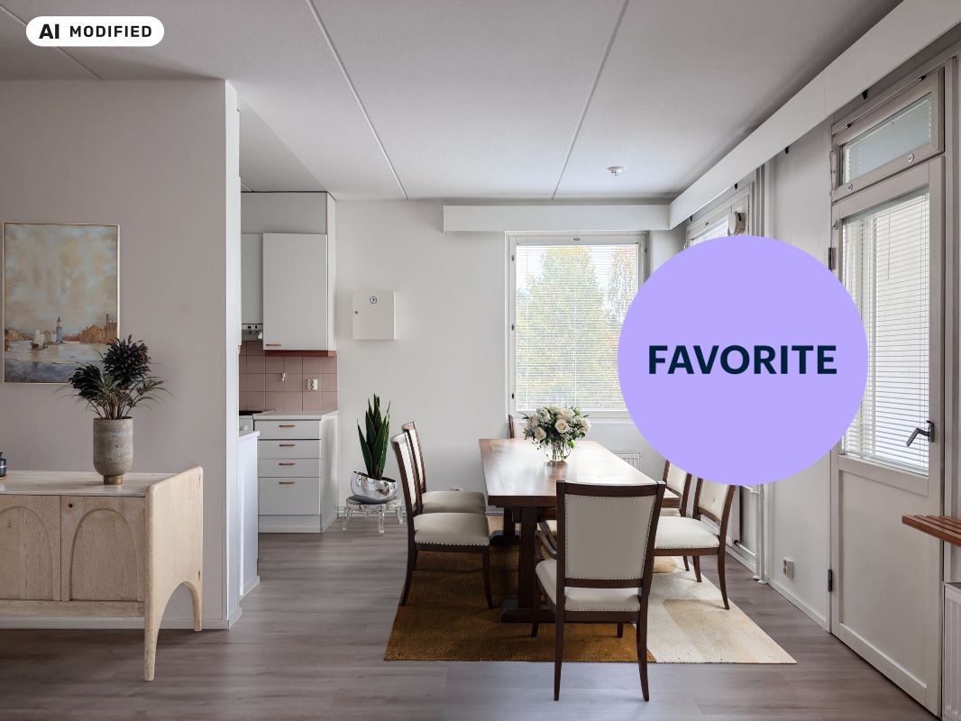 Sisustettu tekoälyn avulla - 1-bedroom apartment, Oulu, Peltola