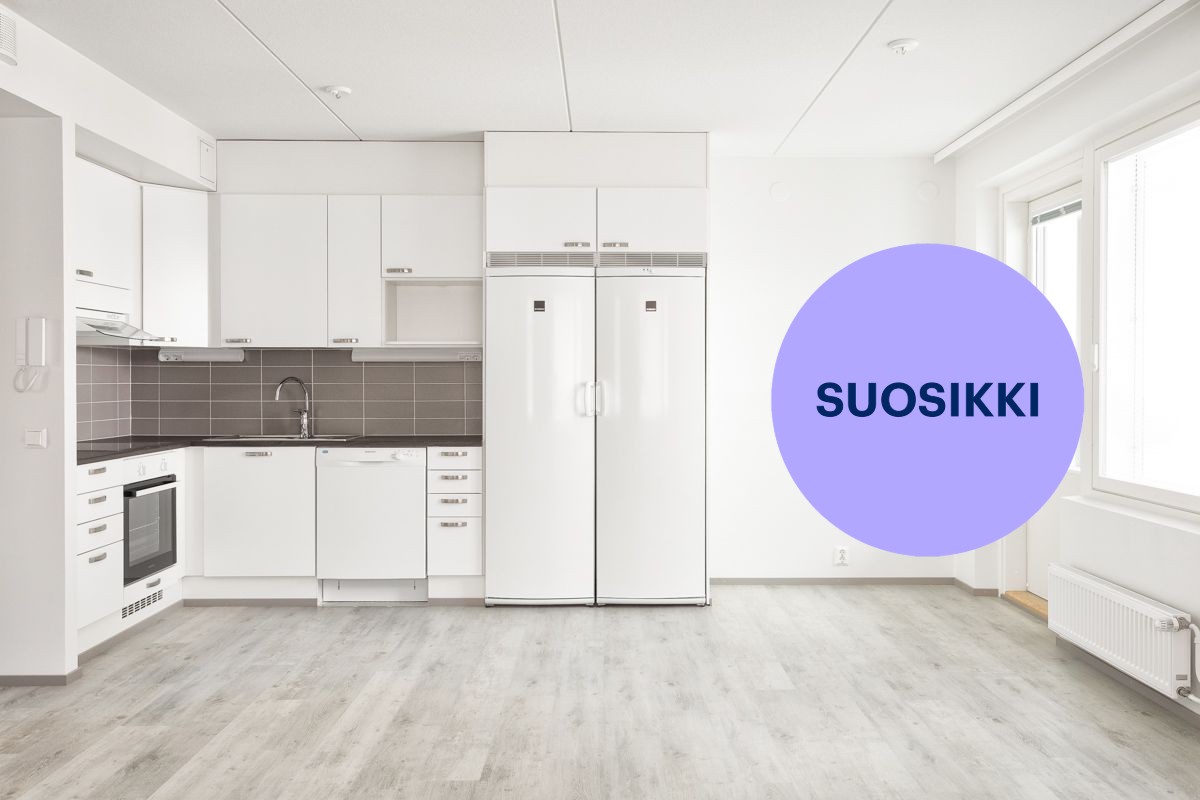 Kuvat otettu valmistumisen yhteydessä toukokuussa 2019 lähes vastaavasta asunnosta 3. kerroksesta. - Kolmio, Vantaa, Martinlaakso