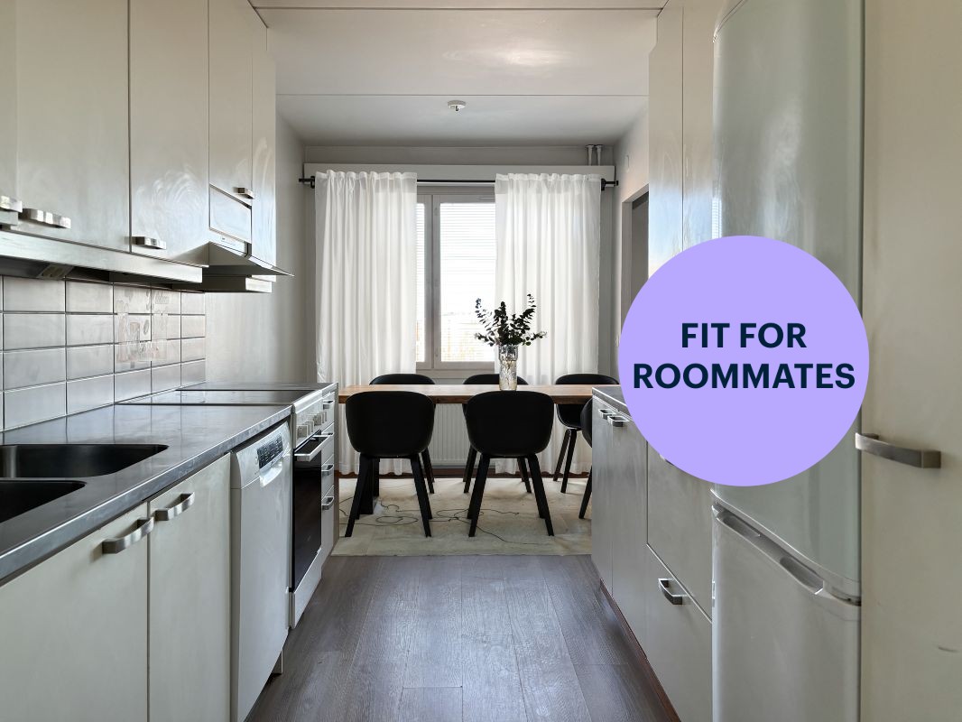 Virtuaalisisustettu - 2 bedrooms, Oulu, Tuira
