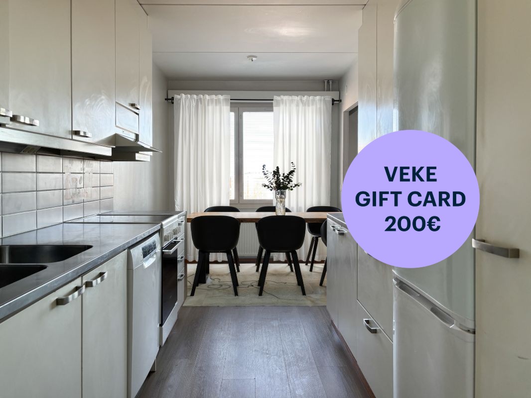 Virtuaalisisustettu - 2 bedrooms, Oulu, Tuira