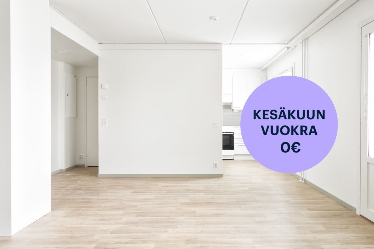Kuvat on otettu kohteen valmistumisen yhteydessä asunnosta, jossa on sama pohjaratkaisu. - Yksiö, Järvenpää, Jamppa