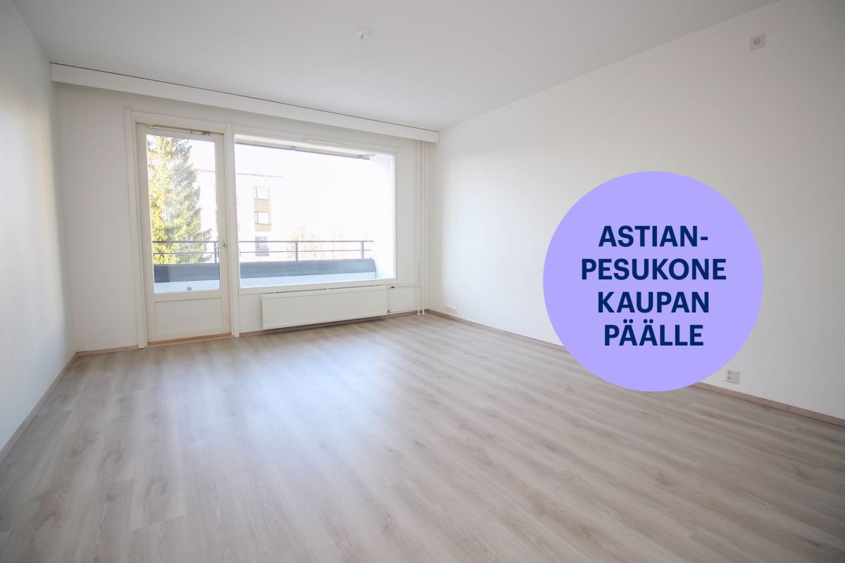 Asunnossa on asuttu kuvien ottamisen jälkeen.  - Kolmio, Tampere, Hervanta