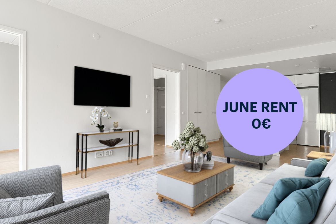 Virtuaalisesti sisustettu. - 1 bedroom, Vantaa, Tikkurila