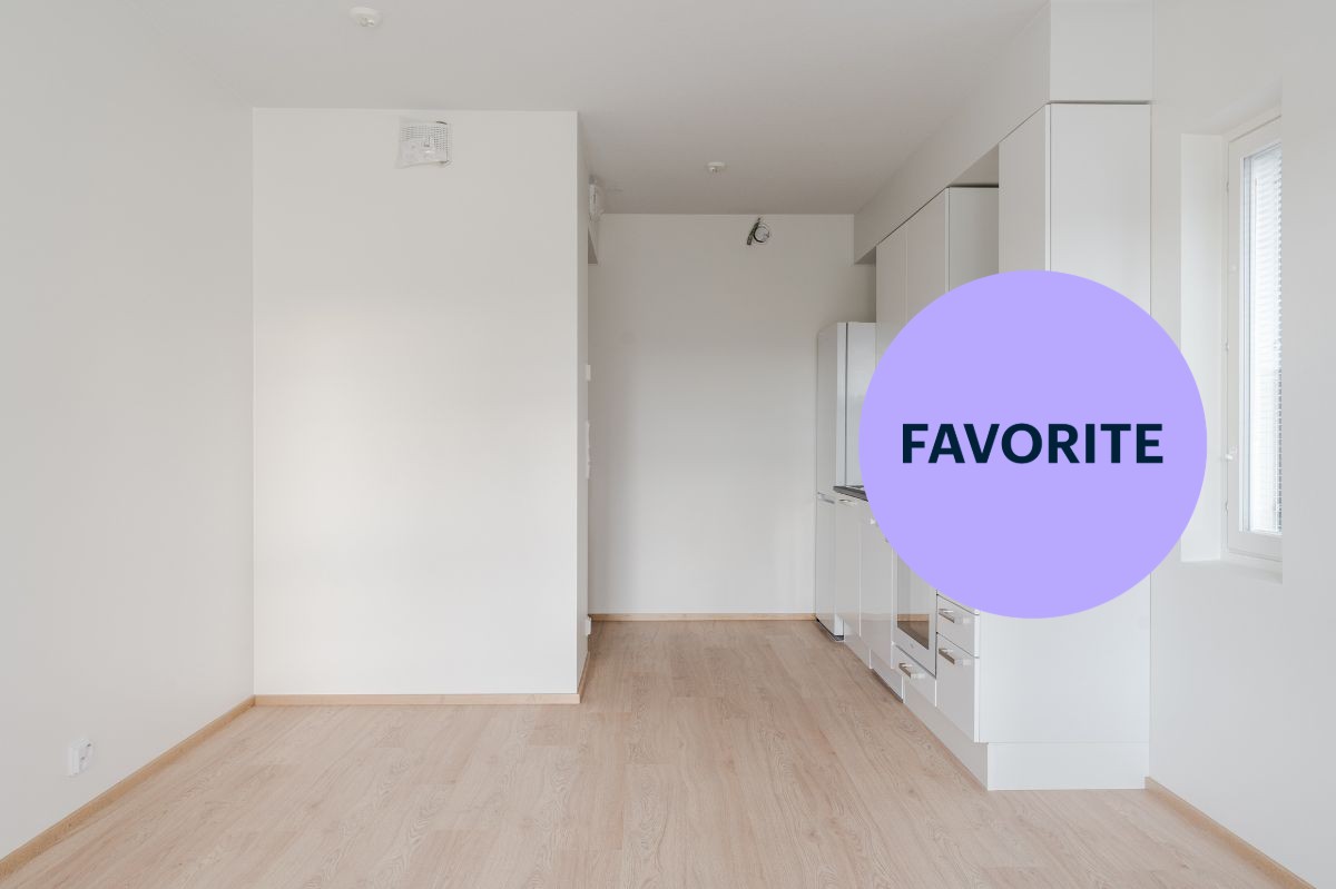 1-bedroom apartment, Turku, Kupittaa