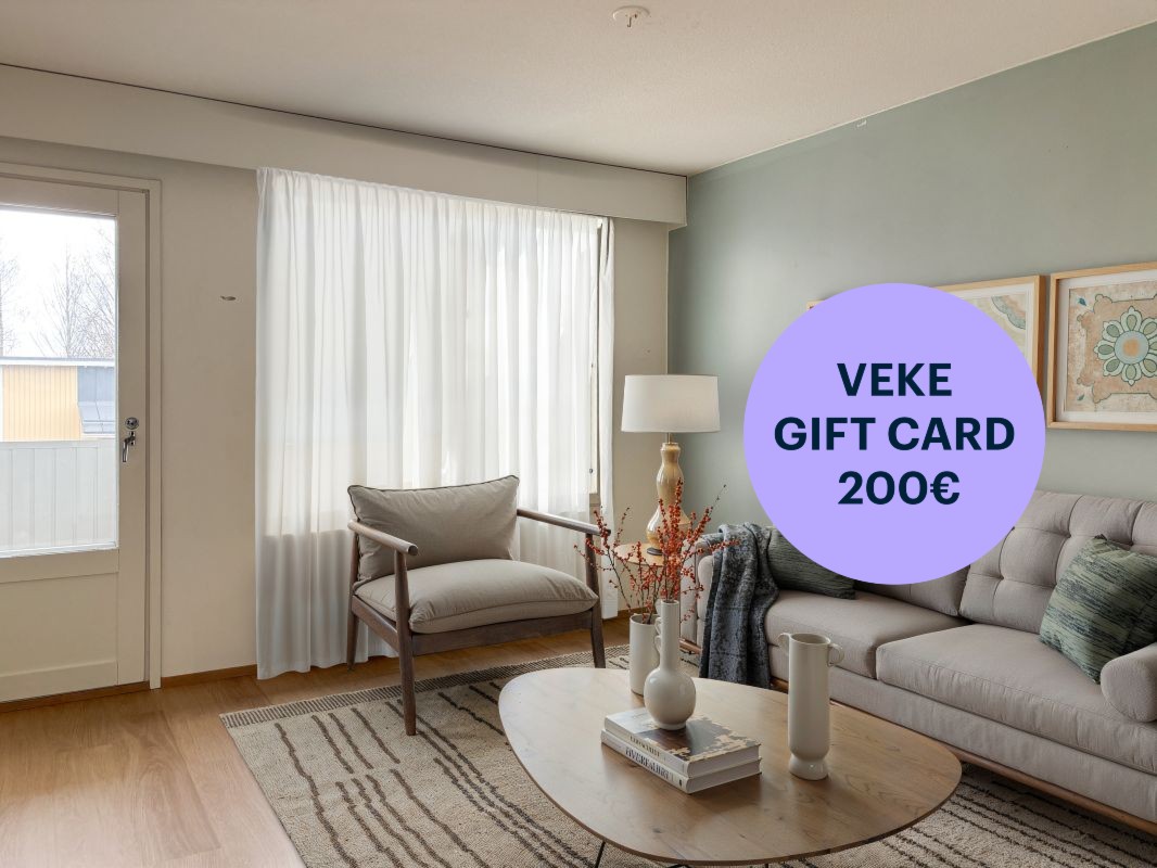 Virtuaalisisustettu - 1 bedroom, Oulu, Kaakkuri