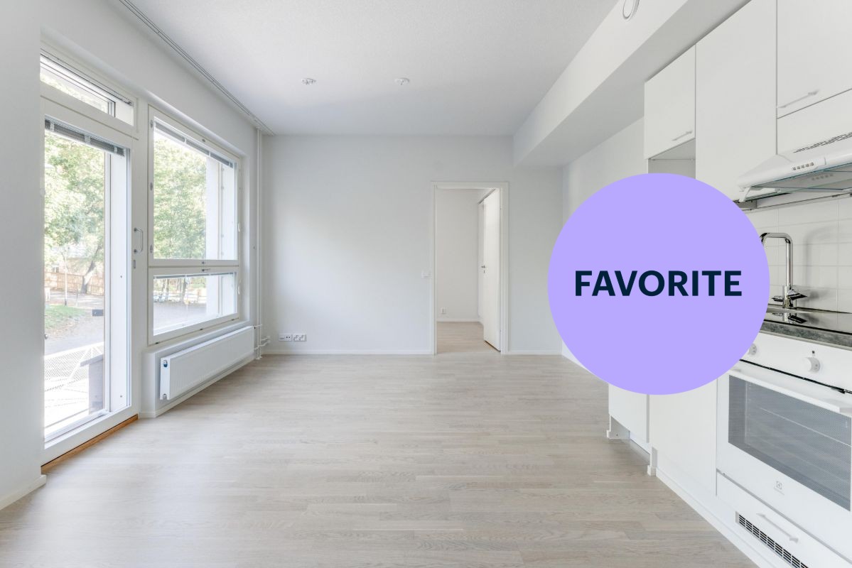 1-bedroom apartment, Tampere, Keskusta