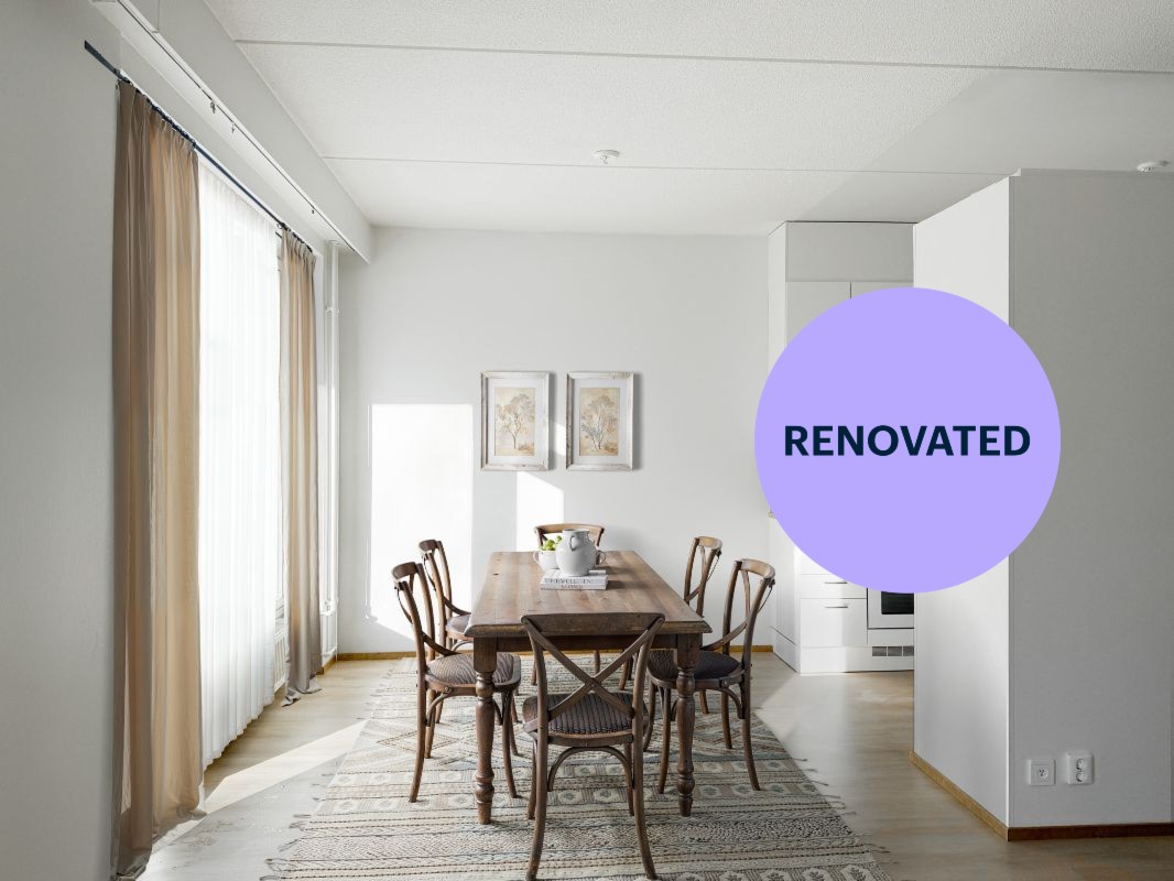 Kuva on virtuaalisesti sisustettu. - 2 bedrooms, Helsinki, Vuosaari