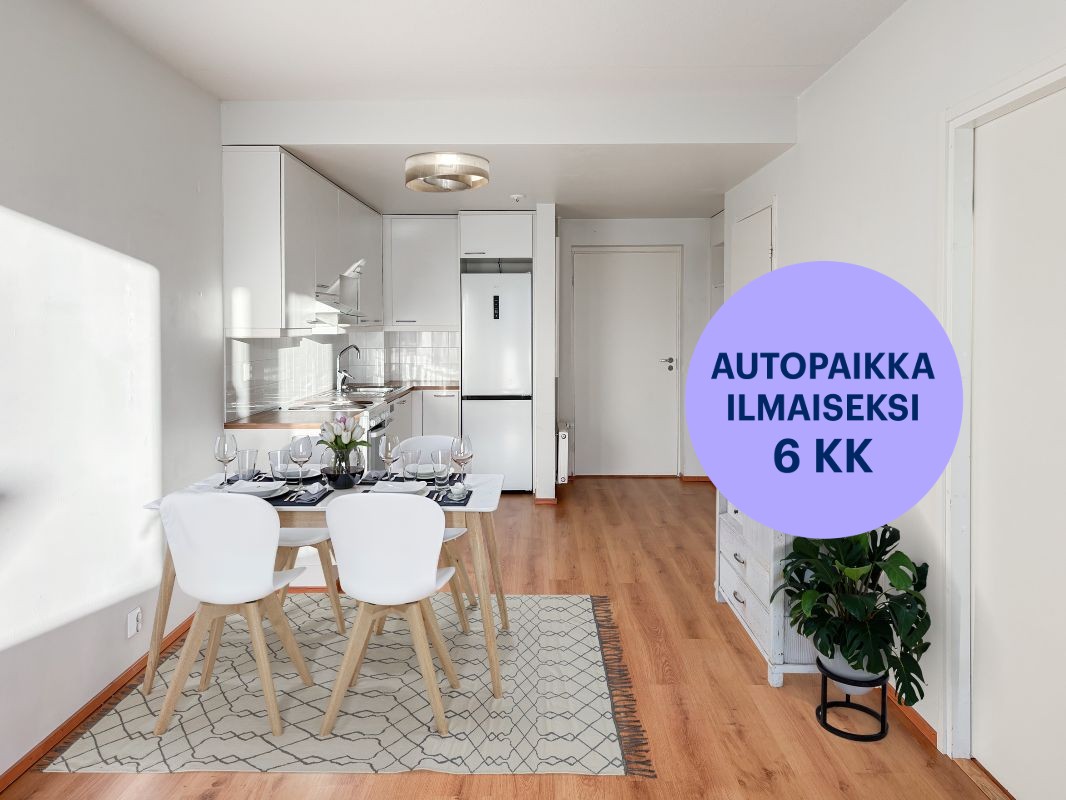 Kuva on virtuaalisesti sisustettu. - Kaksio, Espoo, Tuomarila