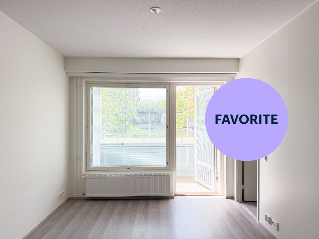 1-bedroom apartment, Tampere, Härmälänranta
