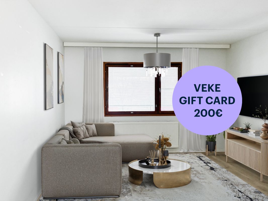 Kuva on virtuaalisesti sisustettu. - 1 bedroom, Espoo, Iivisniemi