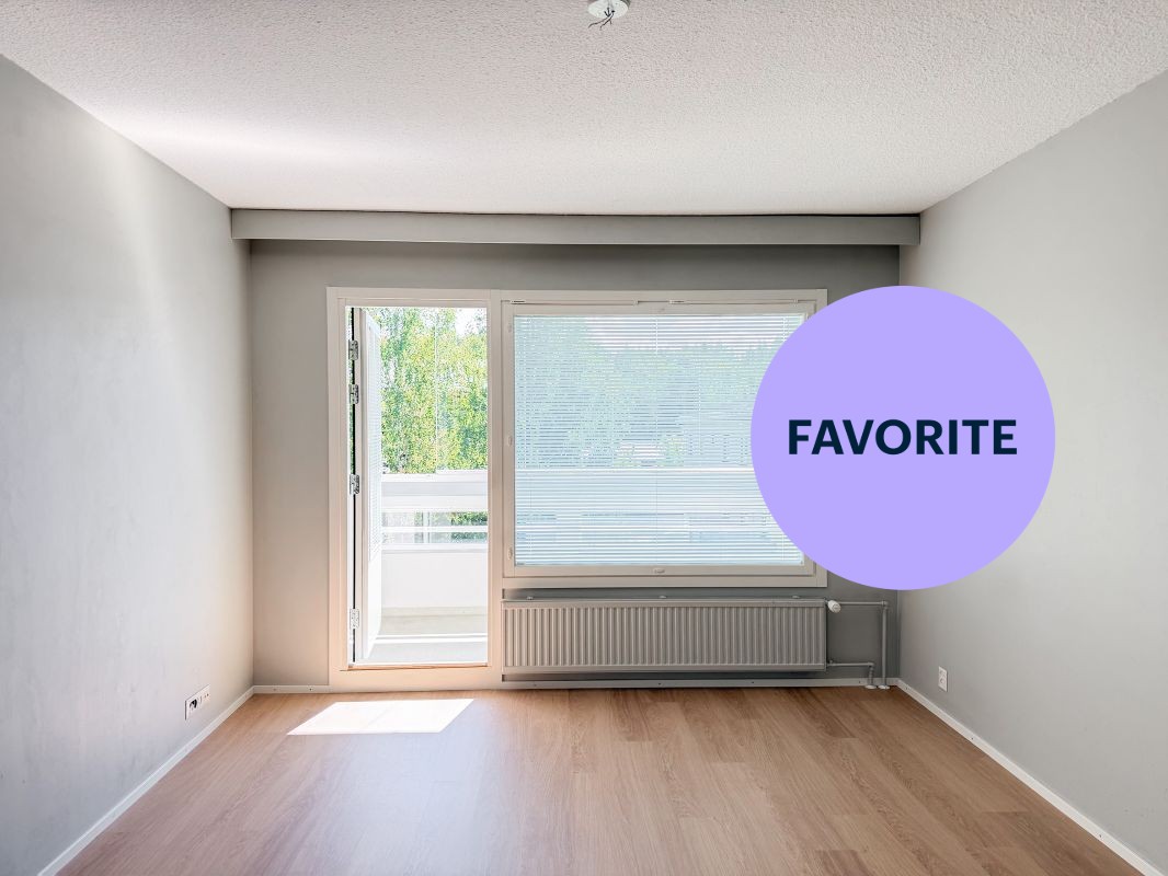 1-bedroom apartment, Tampere, Lukonmäki