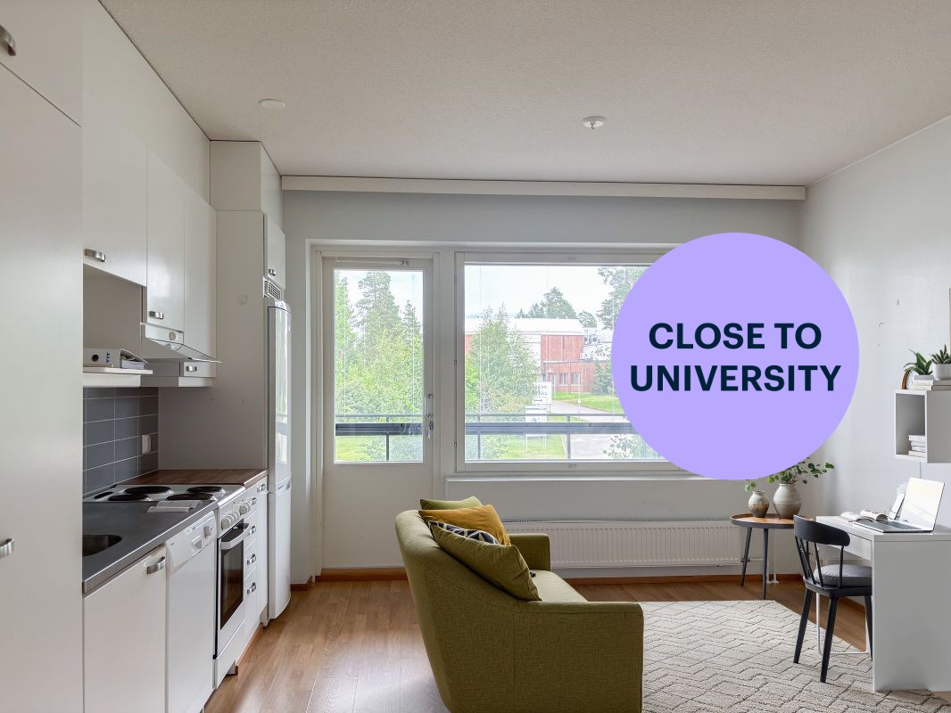 Virtuaalisisustettu - 1-bedroom apartment, Tampere, Hervanta