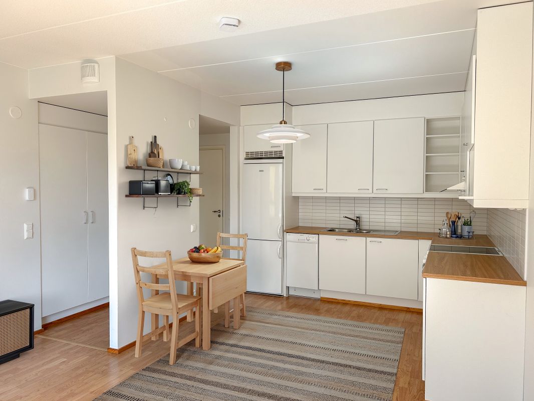 Kuva on virtuaalisesti sisustettu. - 1-bedroom apartment, Järvenpää, Pajala