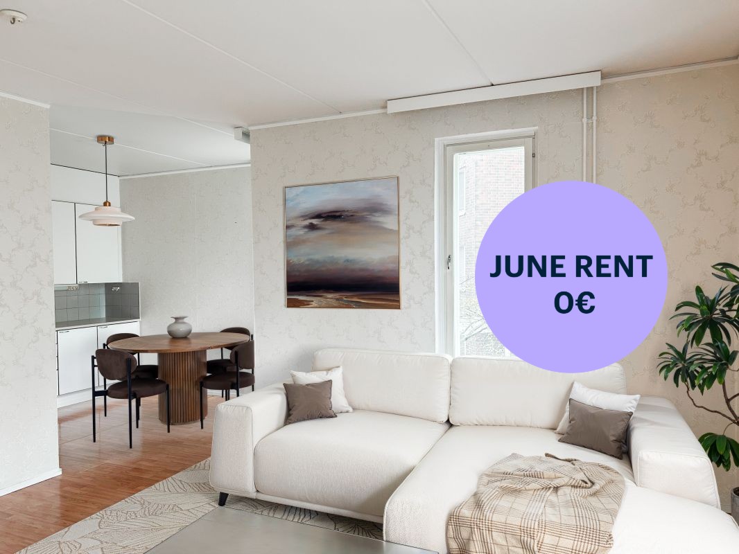 Kuva on virtuaalistailattu - 2 bedrooms, Helsinki, Sörnäinen
