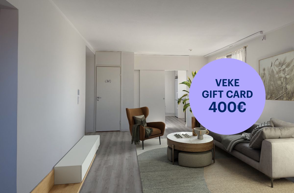 Virtuaalisesti sisustettu. - 2 bedrooms, Vantaa, Tikkurila
