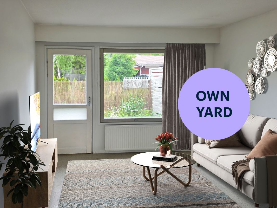 Virtuaalikalustettu - 1-bedroom apartment, Järvenpää, Saunakallio