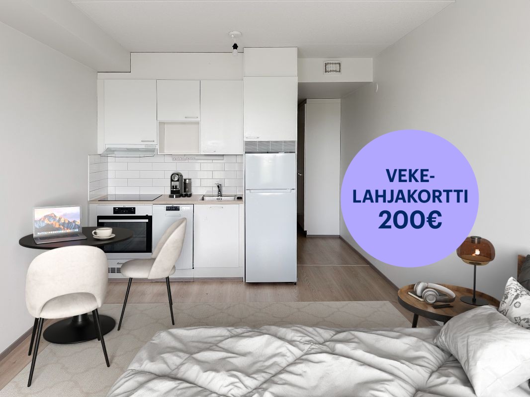 Virtuaalikalustettu - Yksiö, Helsinki, Pitäjänmäki