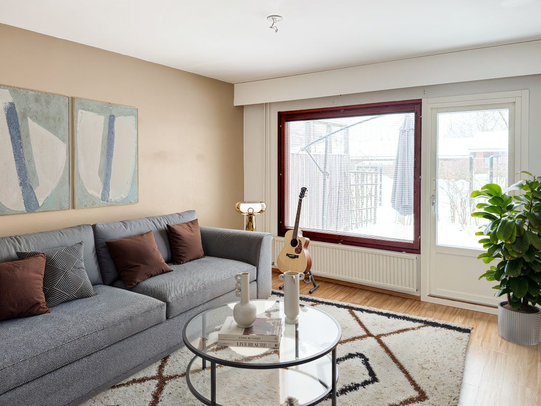 Virtuaalisisustettu - 1-bedroom apartment, Tampere, Kaukajärvi