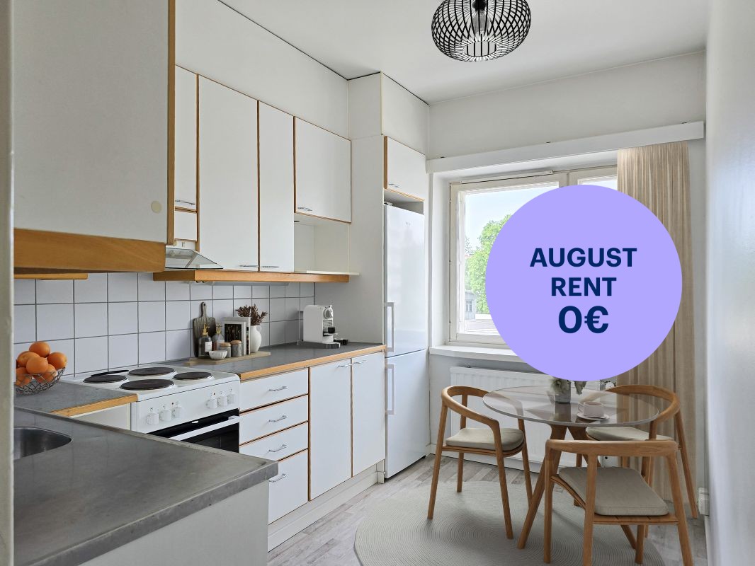 Kuva on virtuaalisesti siustettu - 1-bedroom apartment, Helsinki, Vallila