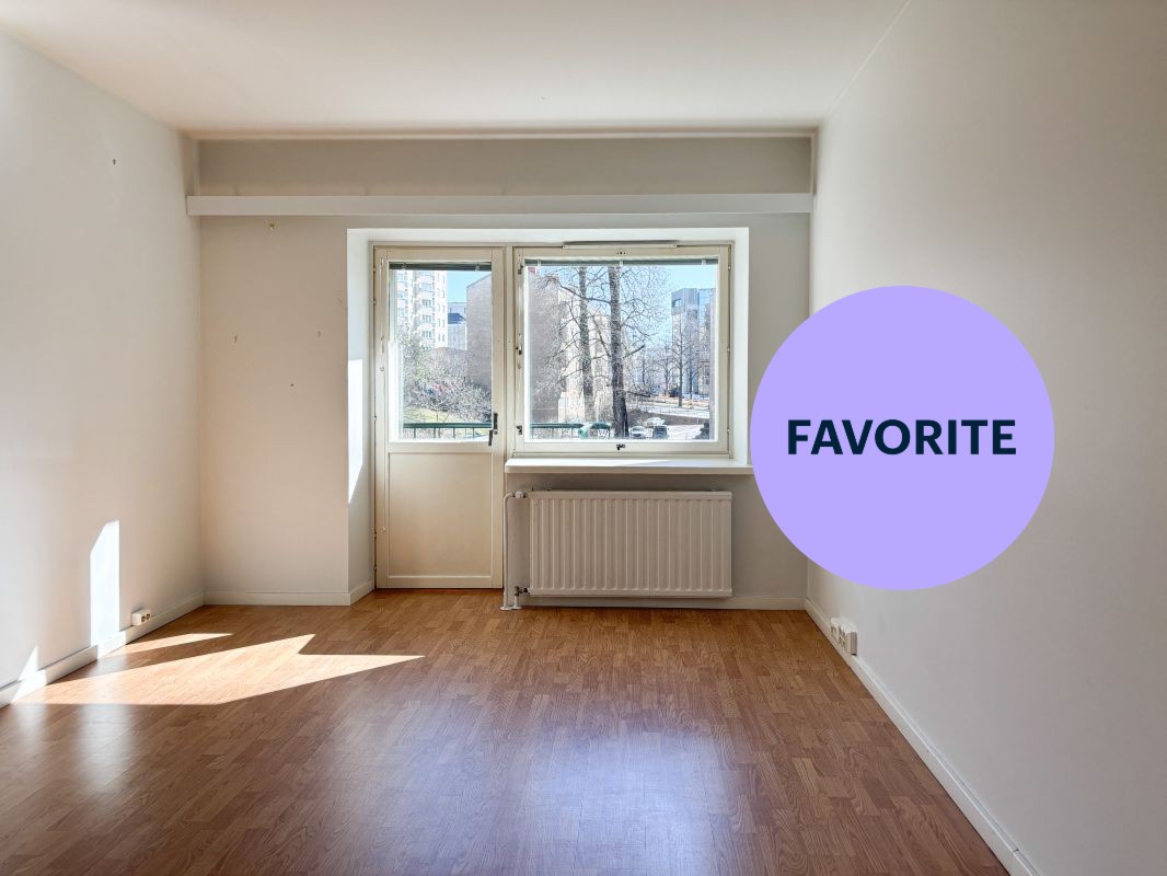 1 bedroom, Helsinki, Vallila